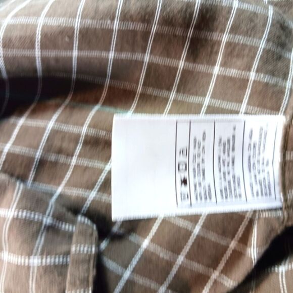 Hurley Shirt Mens Large Plaid/Check Button Down/Front Long Sleeve 100% Cotton - Picture 6 of 11